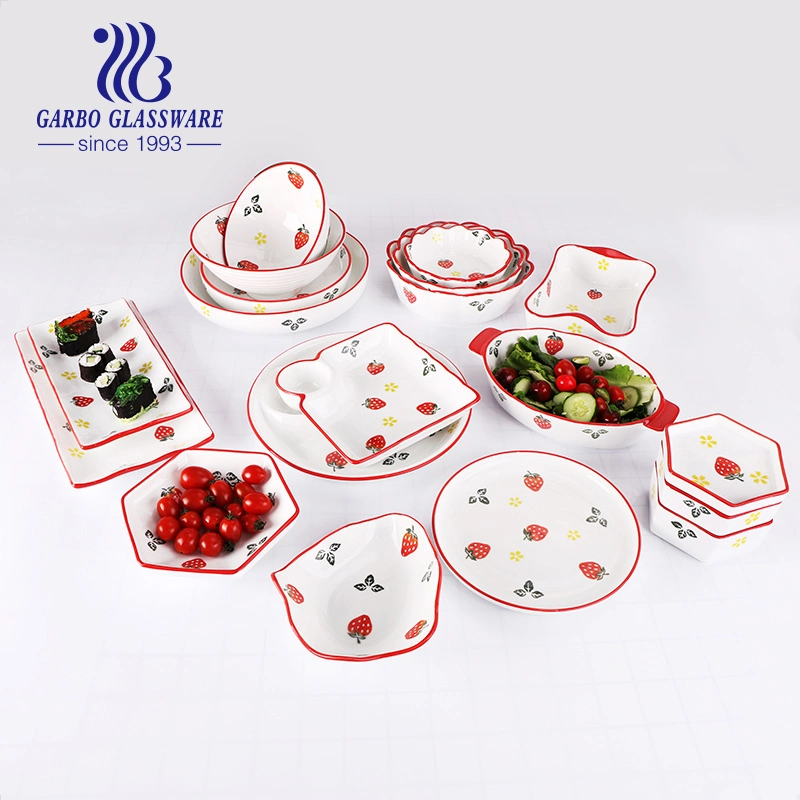 Personalised Design Ceramic Tableware Customized Royal Porcelain Dinnerware Sets