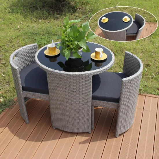 Conversation Coffee Table and Chairs Dining Sofa Furniture Sets Wicker Rattan Garden Outdoor Bistro Patio Set on Sale