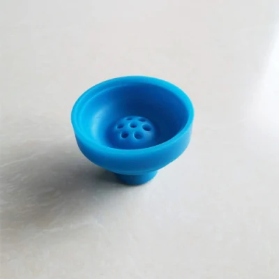 New Product Hole Silicone Shisha Hookah Bowl Silicone Head for Shisha Charcoal Hose Moth Tips Ceramic Bowl Foil Tool Accessory